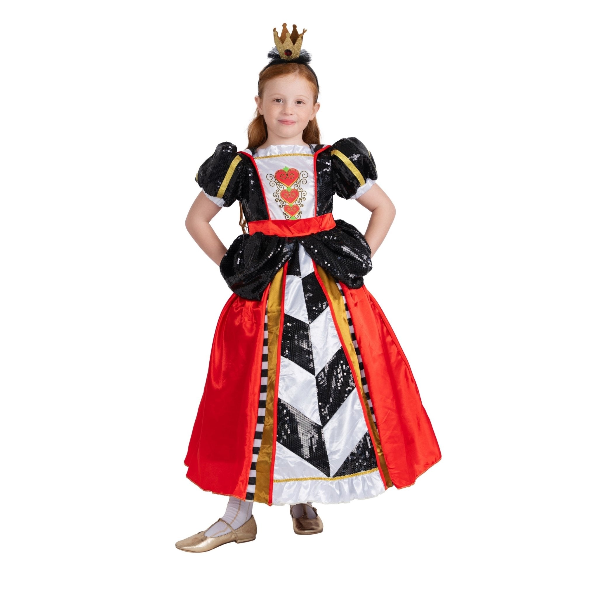  Dress Up America Queen of Hearts Costume - Kids by Dress Up America - T4 (Toddler 2-3) - Bonton