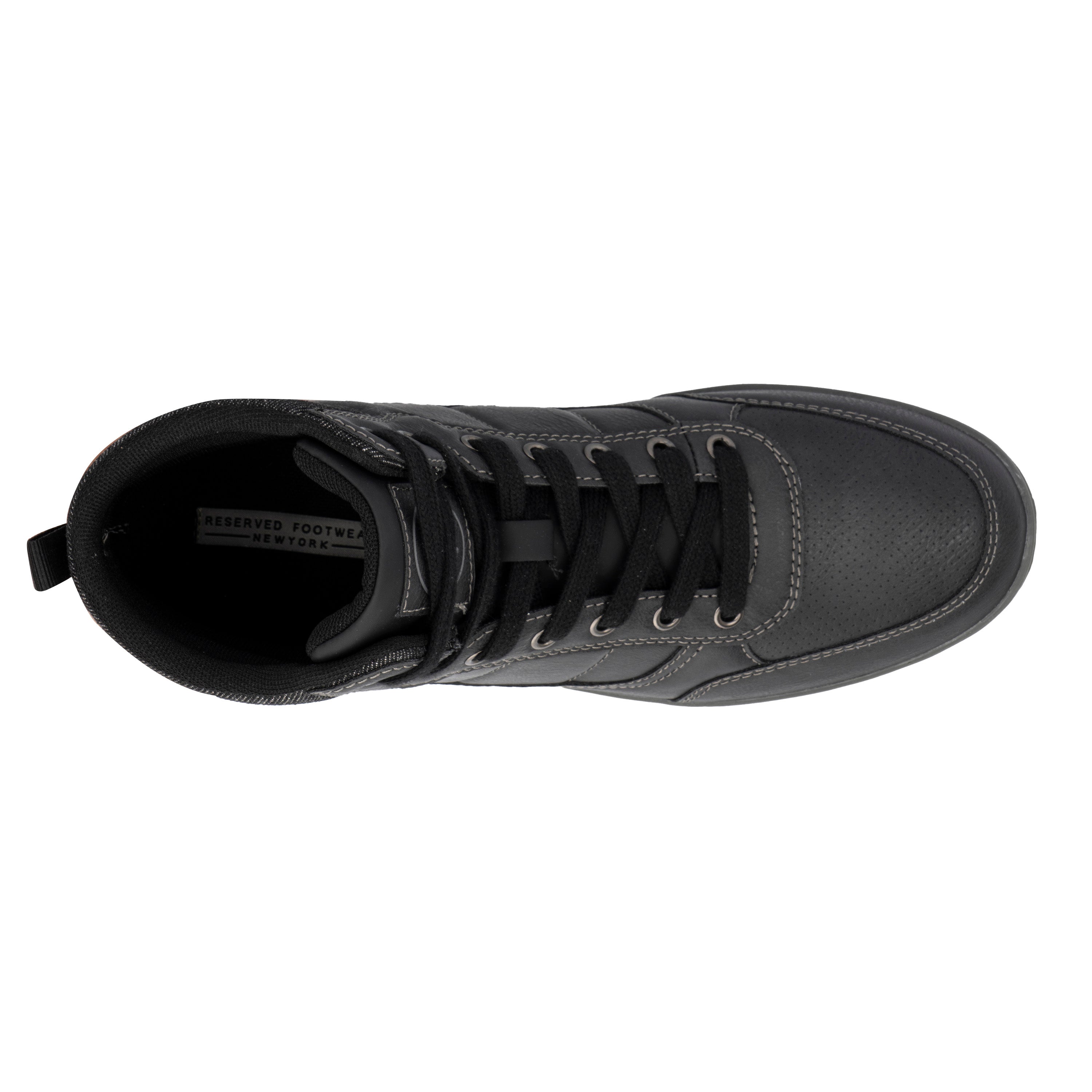  Reserved Footwear New York Men's Deion Sneakers - Black - Bonton