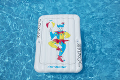 69" Inflatable White and Blue Joker Playing Card Pool Float