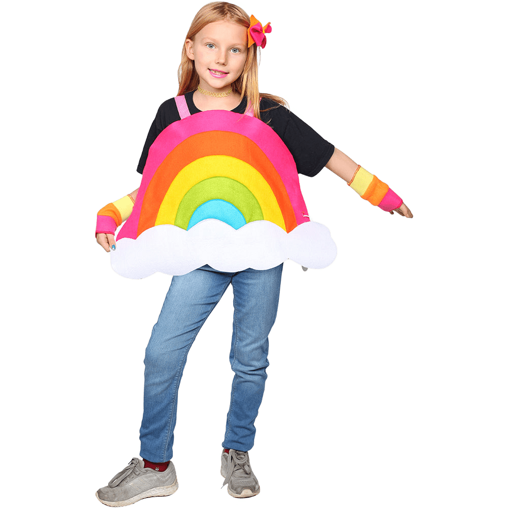  Dress Up America Rainbow Costume - Kids by Dress Up America - Medium (8-10)/Large (12-14) - Bonton