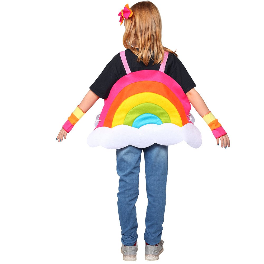  Dress Up America Rainbow Costume - Kids by Dress Up America - Medium (8-10)/Large (12-14) - Bonton