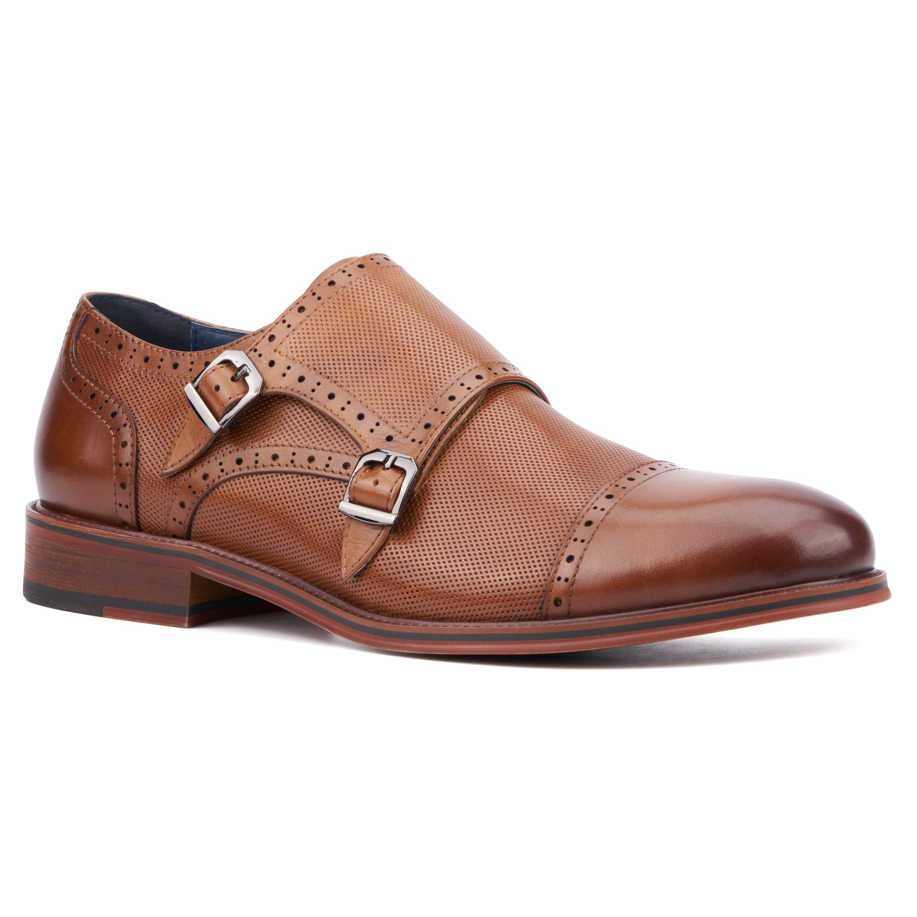  Vintage Foundry Co. Men's Morgan Dress Monk Strap - Black - Bonton