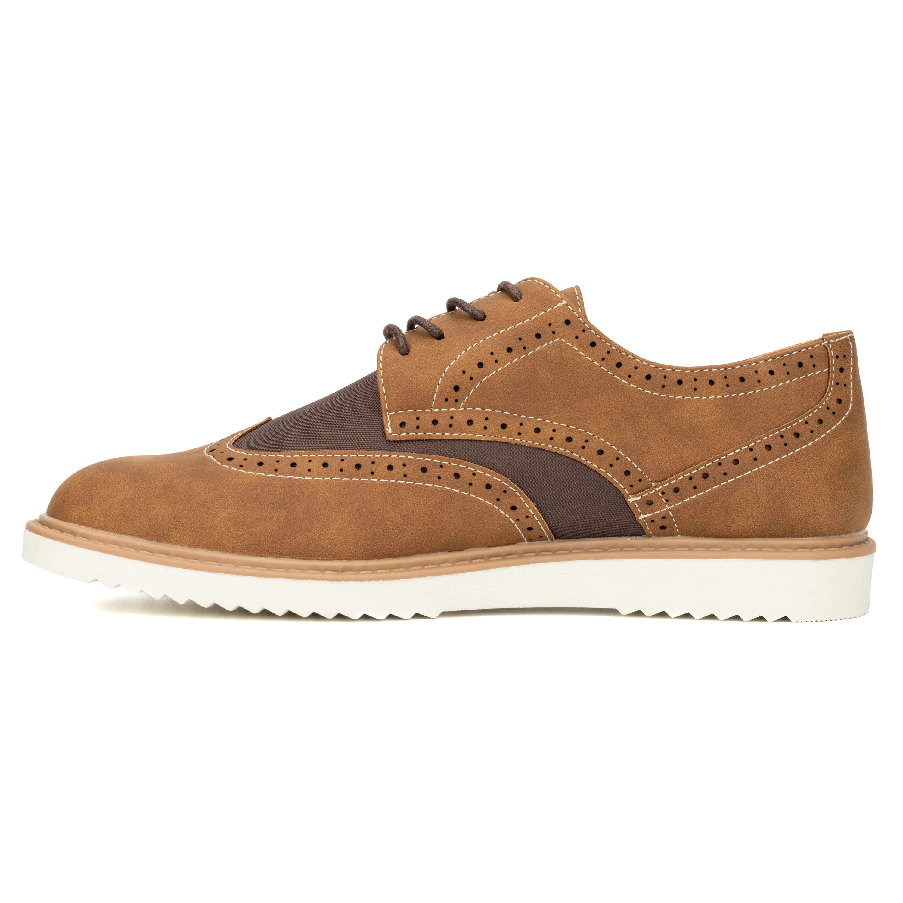 New York & Company Men's Tyler Wingtip Oxford - Brown - Bonton
