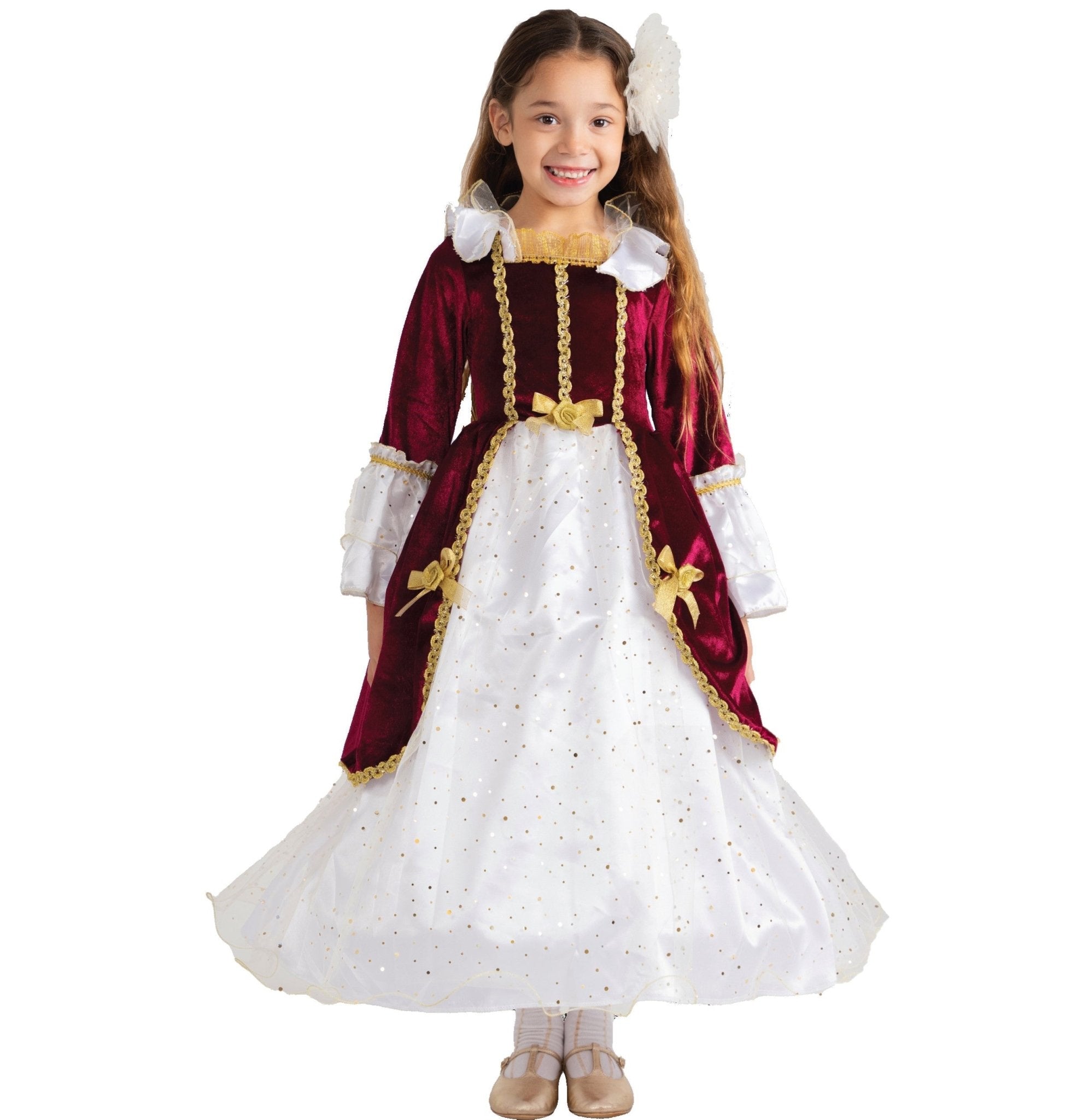  Dress Up America Red Princess Costume - Kids by Dress Up America - T4 (Toddler 2-3) - Bonton