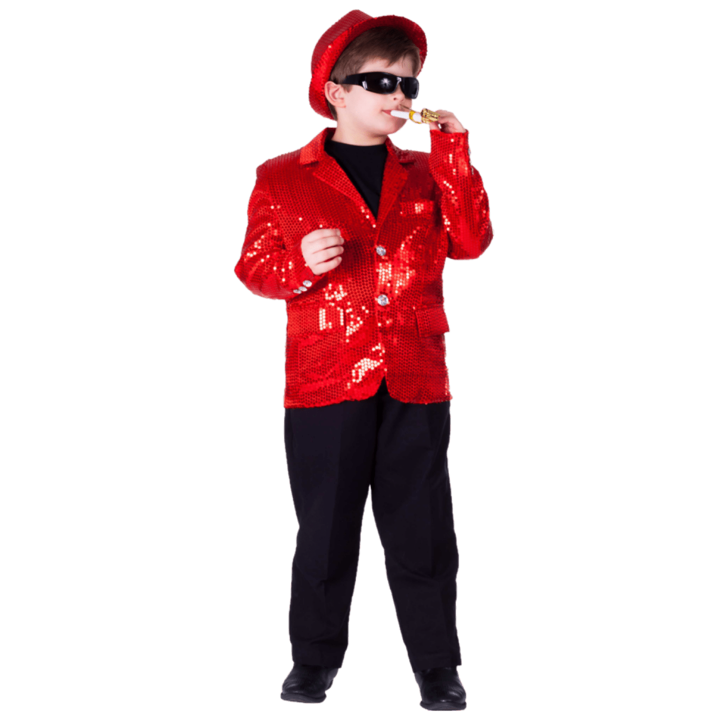  Dress Up America Red Sequin Jacket - Kids by Dress Up America - Large (12-14) - Bonton