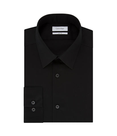 Calvin Klein Slim Fit Non Iron Twill Solid Shirt