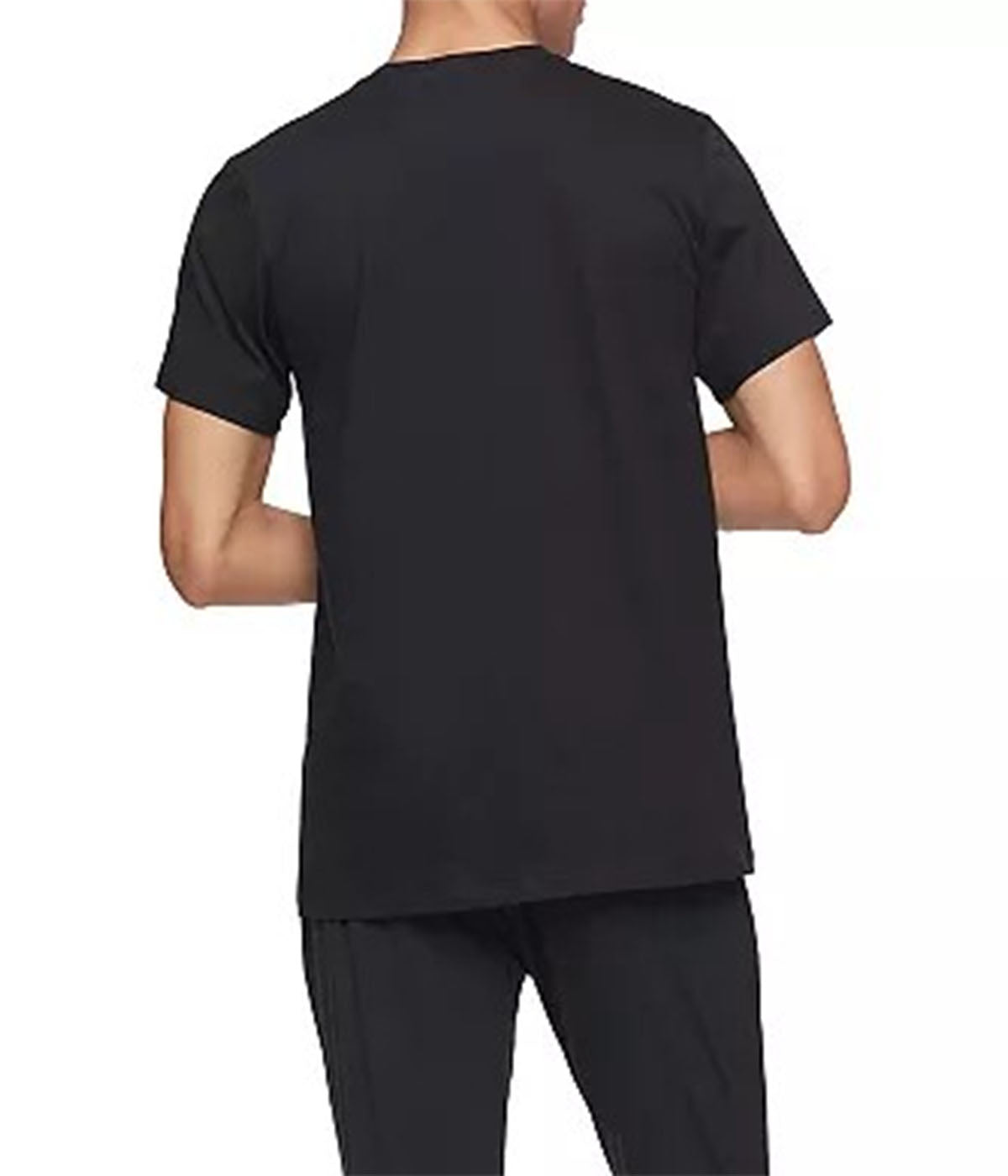 Calvin Klein Cotton Classics Short Sleeve Crew Neck Classic Fit 3 Pack Tee - Black - Bonton