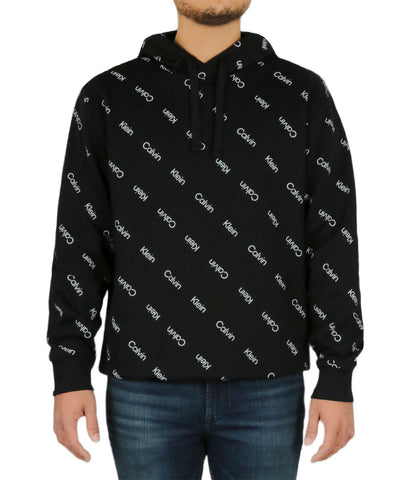 Long Sleeves Iconic Allover Pullover Hoodie