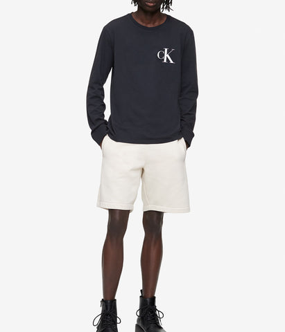 Long Sleeves Bold Monogram Tee