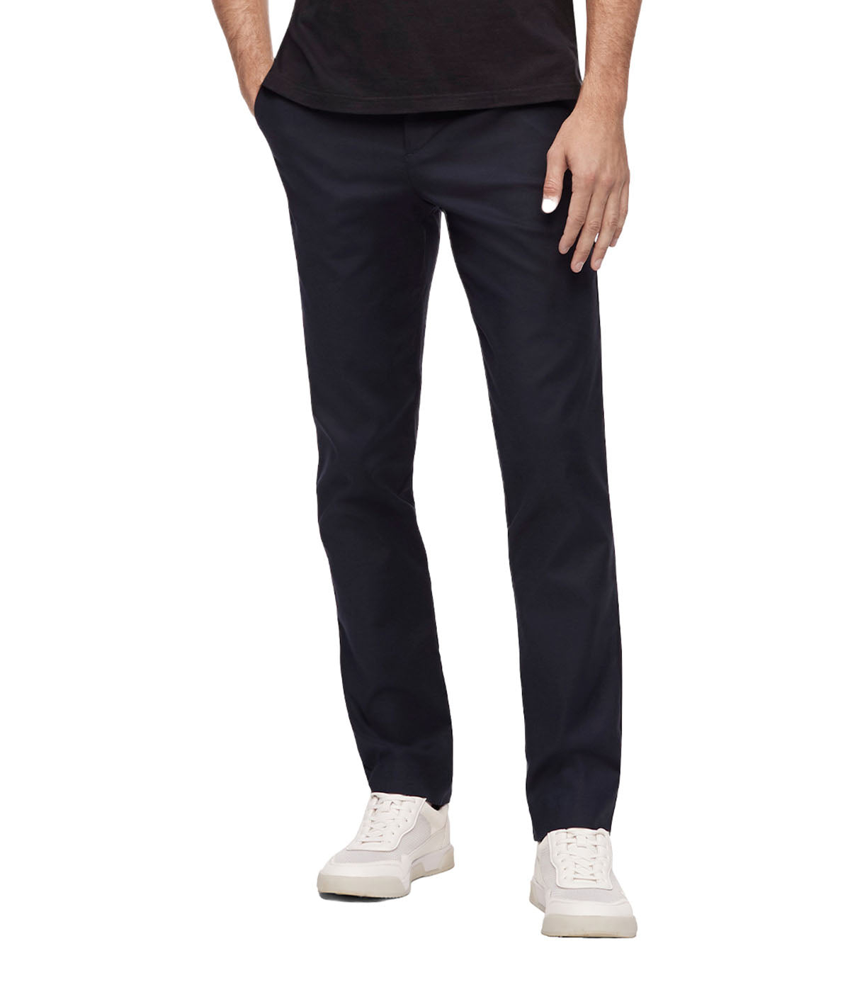  Calvin Klein Slim Modern Stretch Chino - Black - Bonton