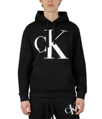 Long Sleeves Monogram Fleece Hoodie