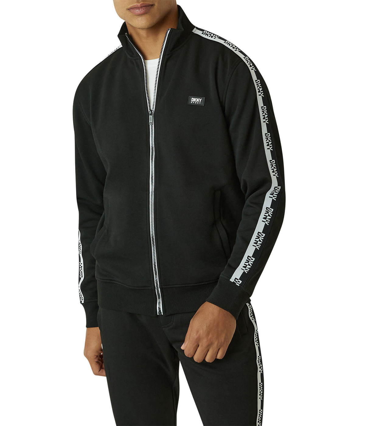  DKNY Apex Track Jacket - Black - Bonton