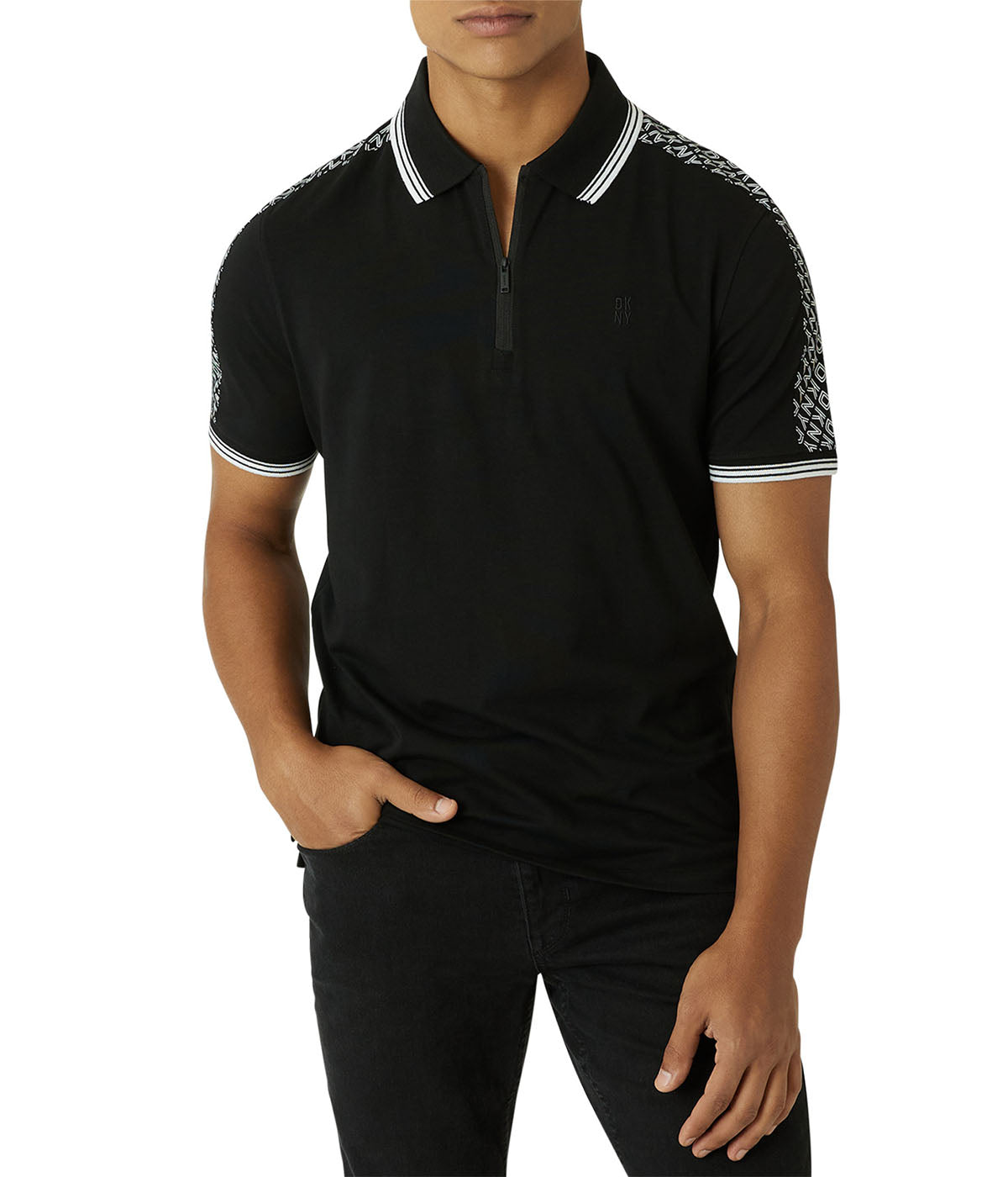  DKNY Hearst Polo - Black - Bonton