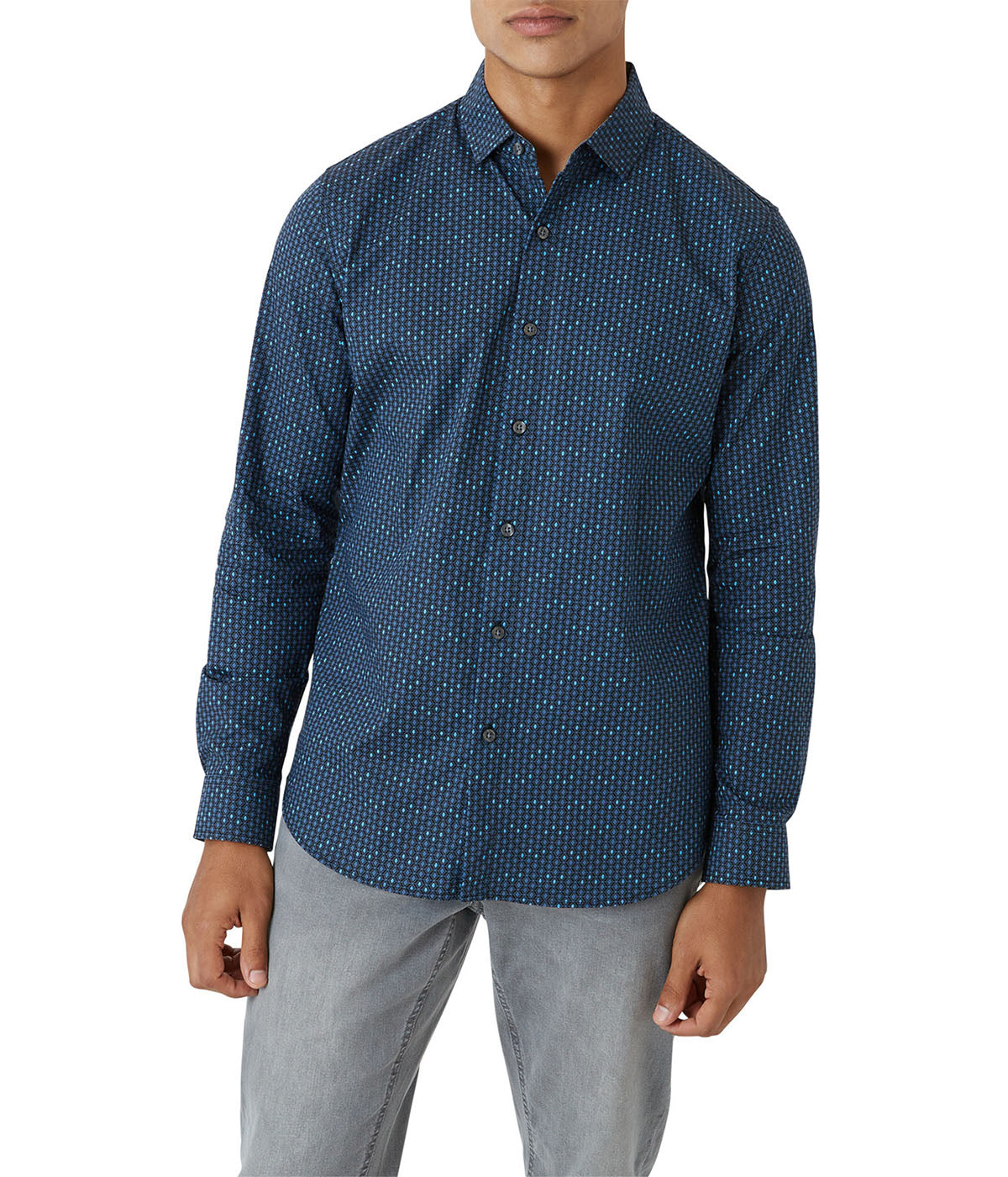  DKNY Garnet Woven Shirt - Dark Teal - Bonton