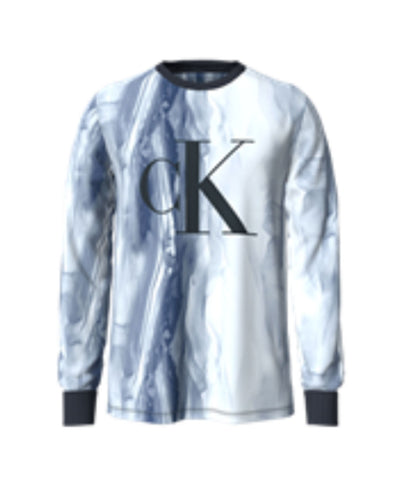 Long Sleeves Aop Monogram Crew Tee