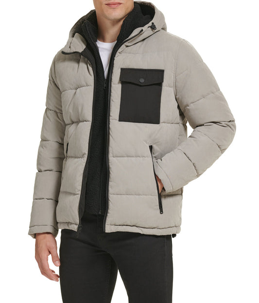 Peached Poly Midweight Quilted Jacket