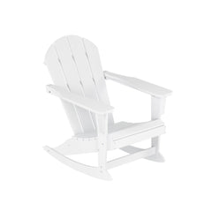 Outdoor Rocking Poly Adirondack Chair, Set of 4