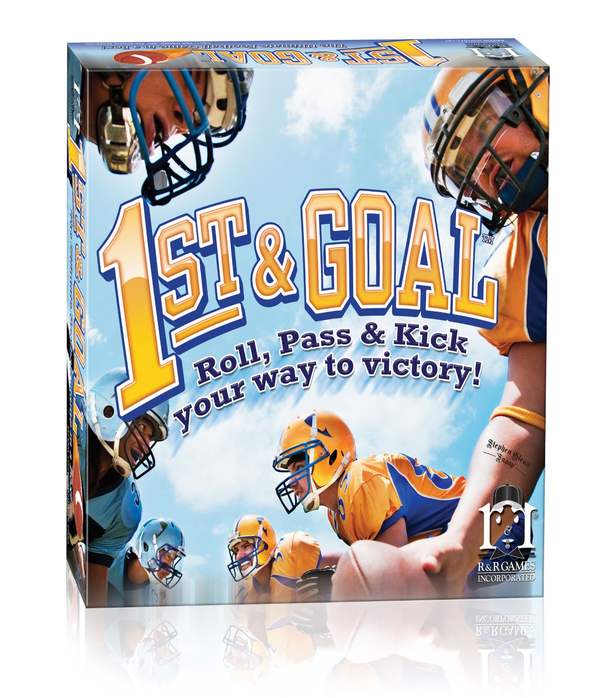  1st & Goal Football Board Game: Roll, Pass & Kick Your Way to Victory! Multi - Multi - Bonton