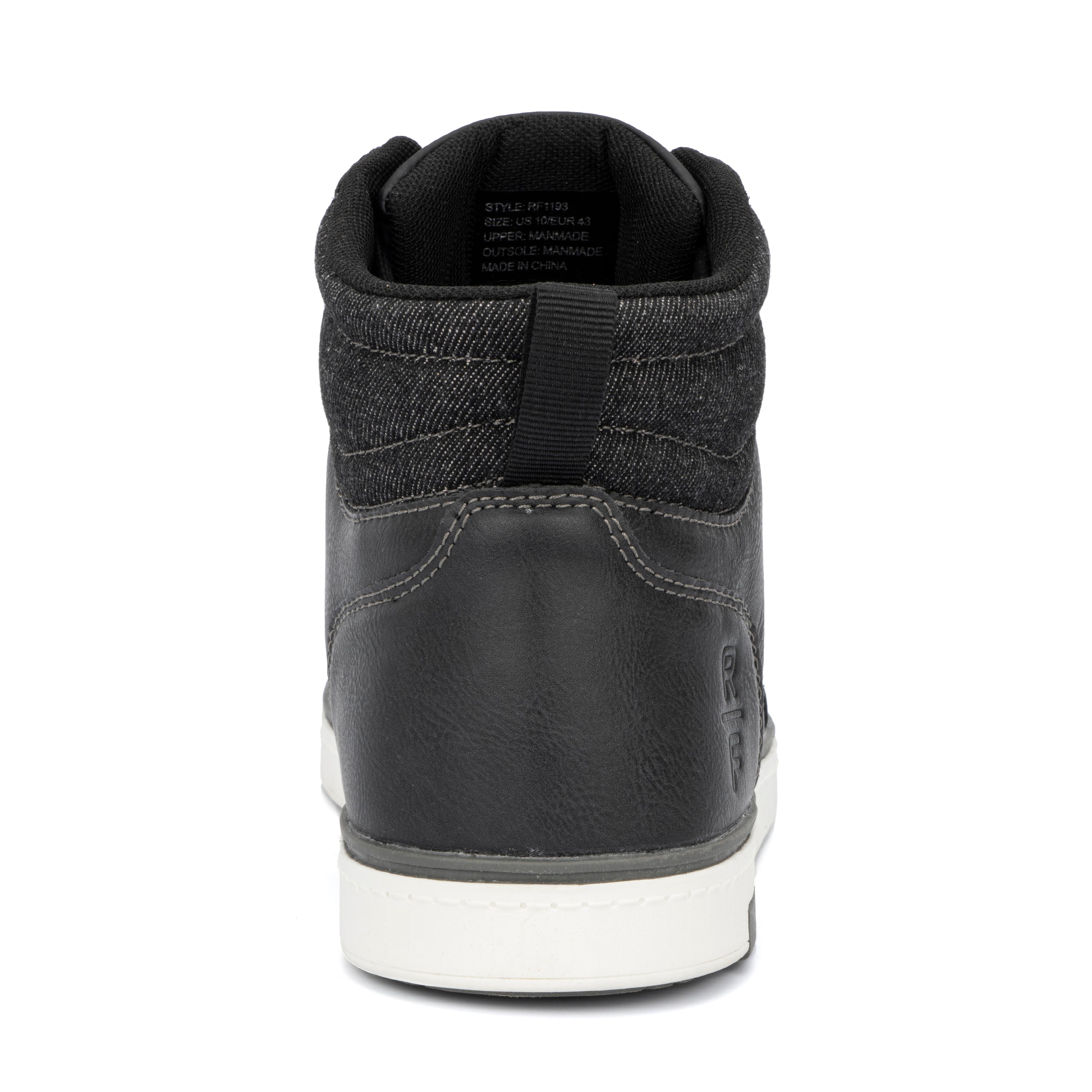  Reserved Footwear New York Men's Deion Sneakers - Black - Bonton