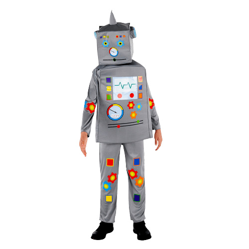  Dress Up America Robot Costume - Kids by Dress Up America - Large (12-14) - Bonton