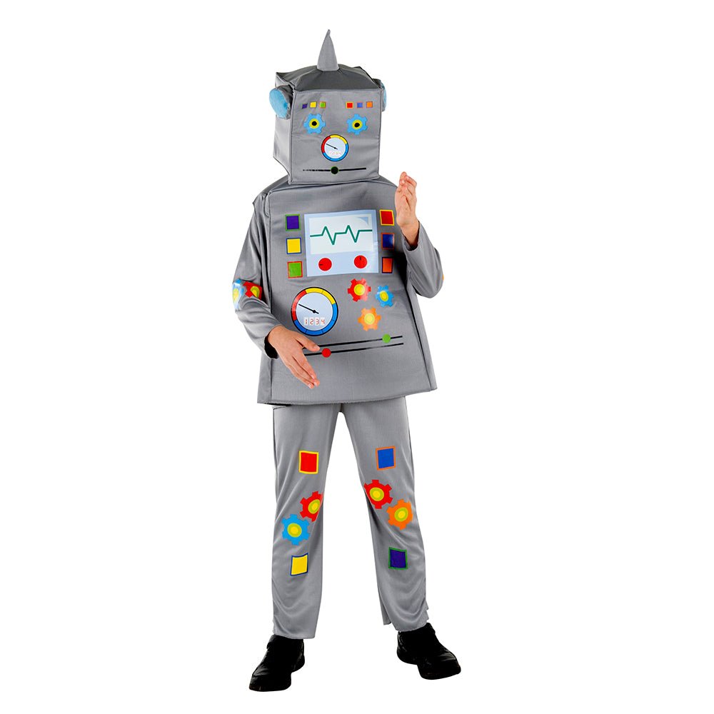  Dress Up America Robot Costume - Kids by Dress Up America - Large (12-14) - Bonton