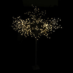 8' Multi-Function LED Lighted Cherry Blossom Flower Tree - Warm White Lights