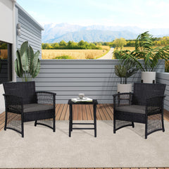 3-Piece Outdoor Patio Seating Conversation