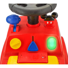 Kiddieland: My First 'Mickey Fire Truck - Lights & Sounds Ride-On, Disney Foot To Floor Vehicle, Interactive Dashboard, Toddlers & Kids, 18-36mo-Multi-One Size-3