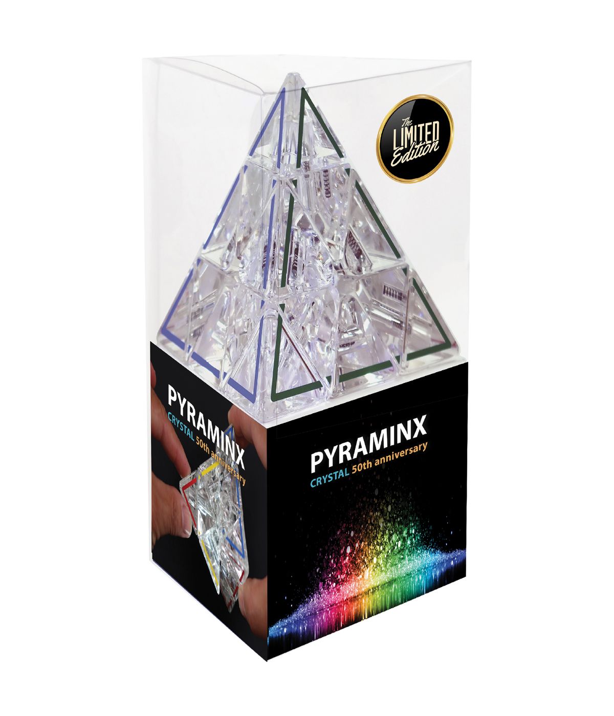  Project Genius Meffert's Puzzles - Pyraminx Crystal: 50th Anniversary Limited Edition Multi - Multi - Bonton