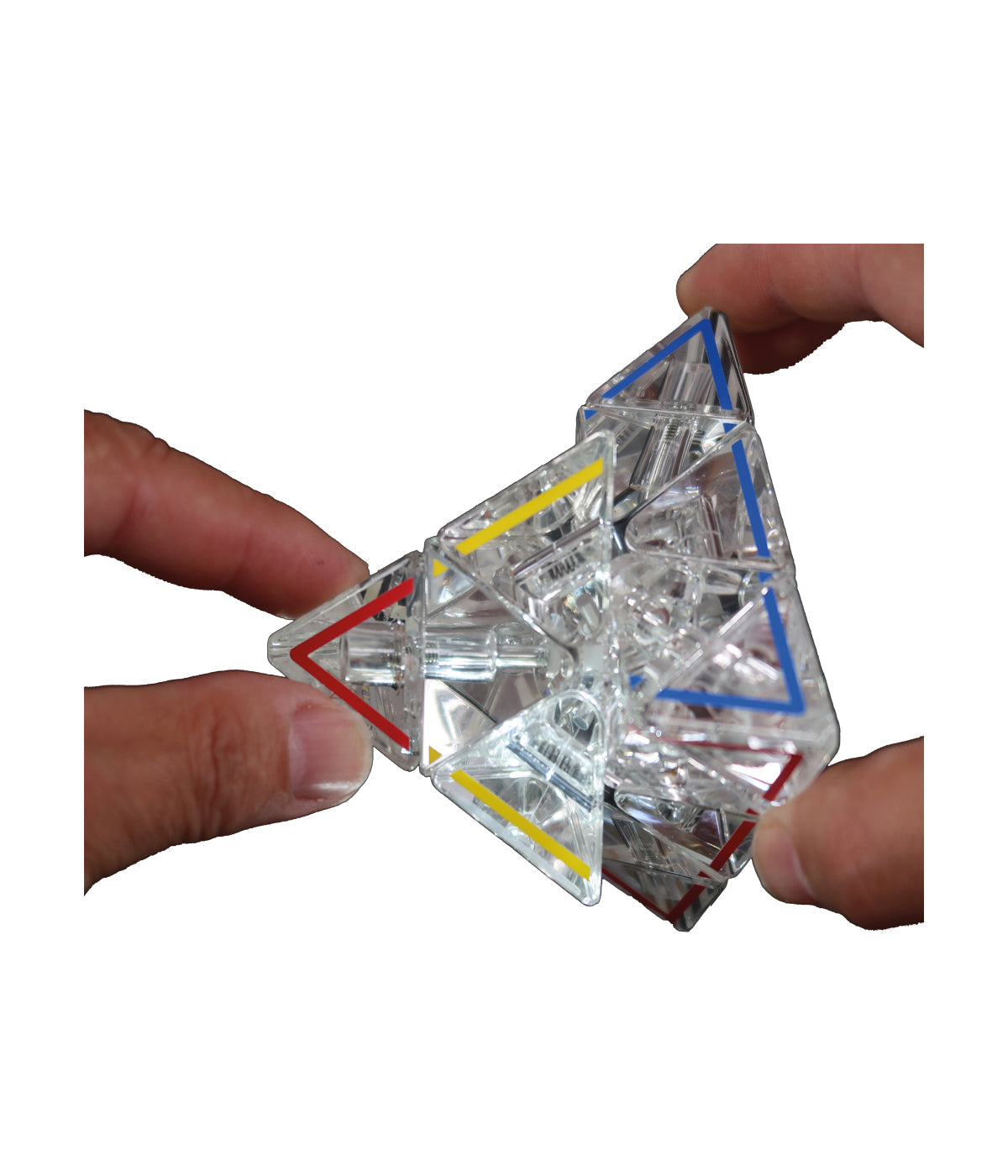  Project Genius Meffert's Puzzles - Pyraminx Crystal: 50th Anniversary Limited Edition Multi - Multi - Bonton