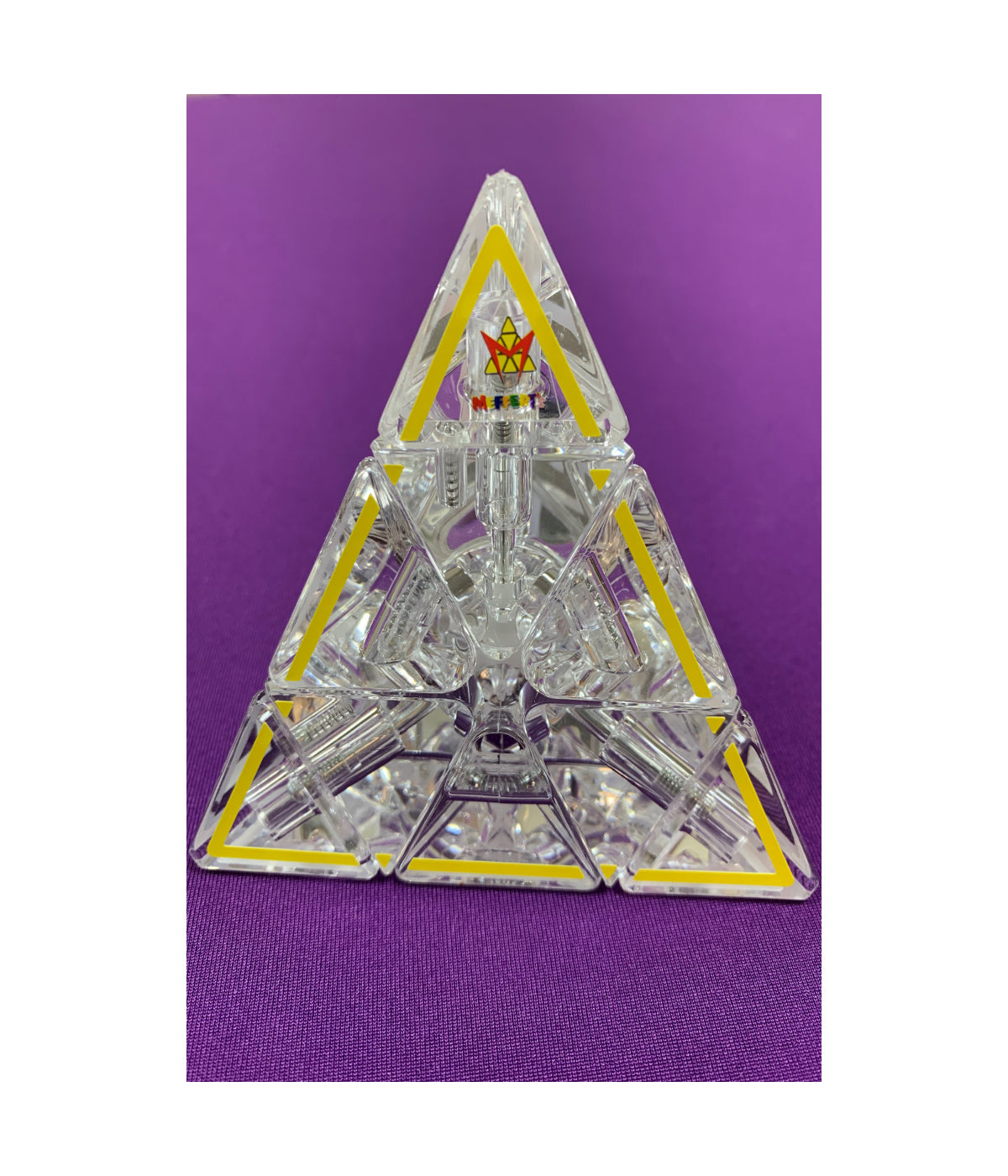  Project Genius Meffert's Puzzles - Pyraminx Crystal: 50th Anniversary Limited Edition Multi - Multi - Bonton