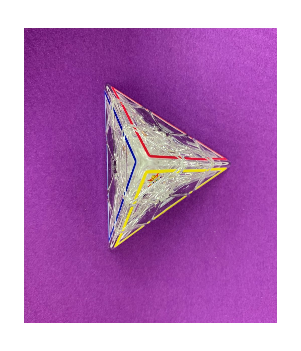  Project Genius Meffert's Puzzles - Pyraminx Crystal: 50th Anniversary Limited Edition Multi - Multi - Bonton