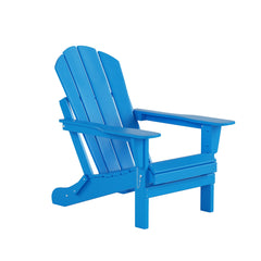 Outdoor Folding Poly Adirondack Chair