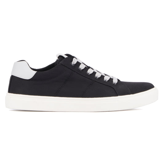 New York & Company Men's Brad Low Top Sneakers-BLACK-9.5-4