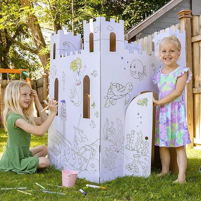 Easy Playhouse Sand Castle- Decorate & Personalize