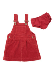 Chunky Corduroy Pinafore Dress