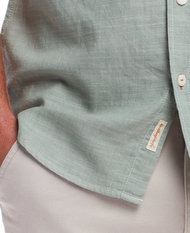 Weatherproof Vintage Men's L/S Solid Cotton Twill Shirt