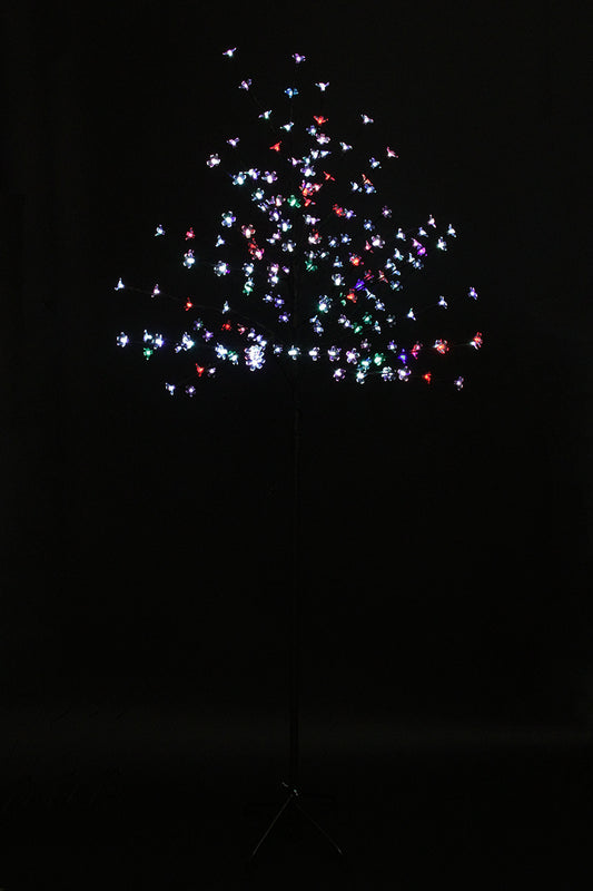 LED Lighted Artificial Cherry Blossom Tree - 6' - Color Changing Lights