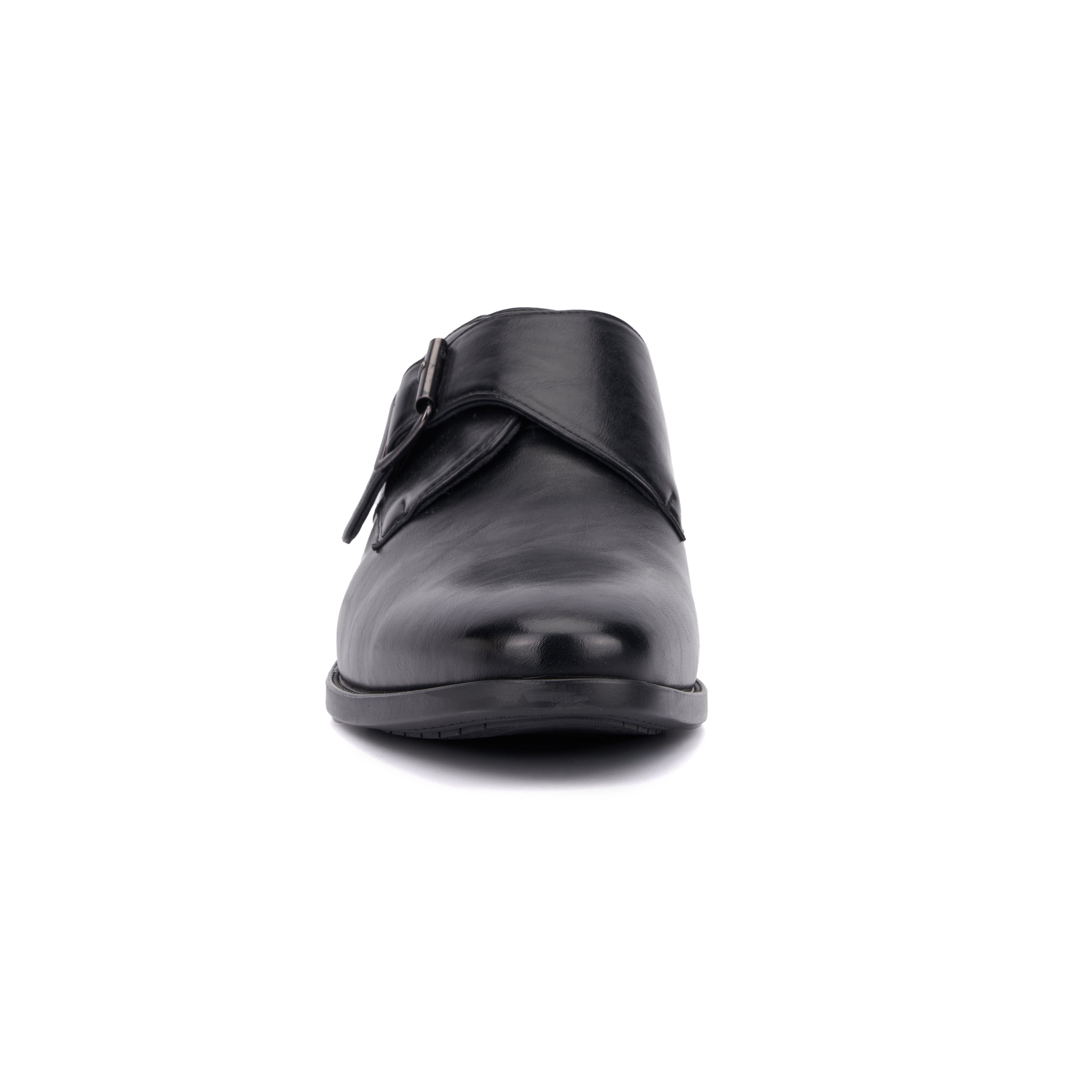  Men's Riley Monk Strap Dress Shoe - BLACK - Bonton