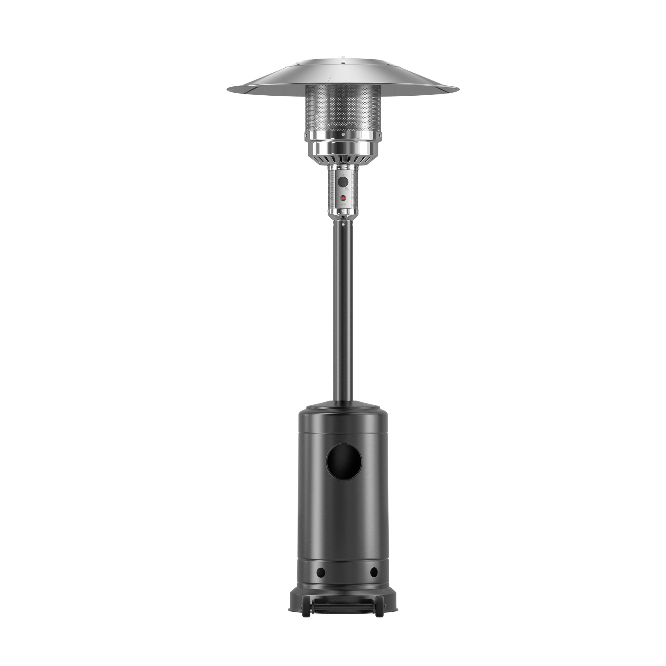  Westin Furniture Freestanding 47, 000 BTU Patio Heater - Metallic - Bonton