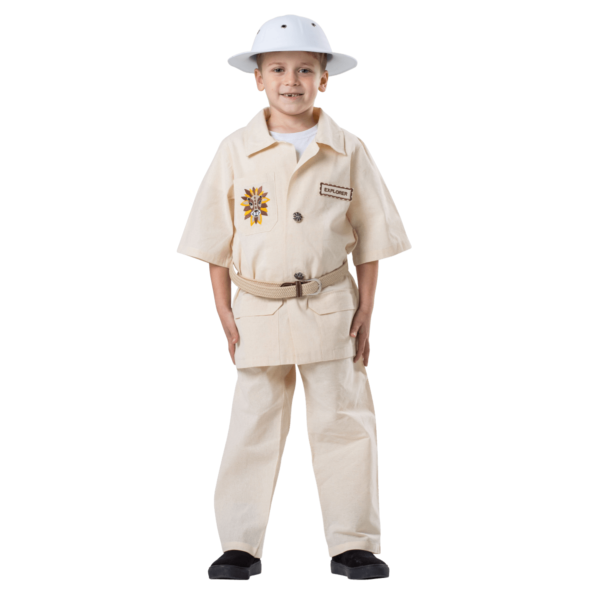  Dress Up America Safari Explorer Costume - Kids by Dress Up America - Large (12-14) - Bonton