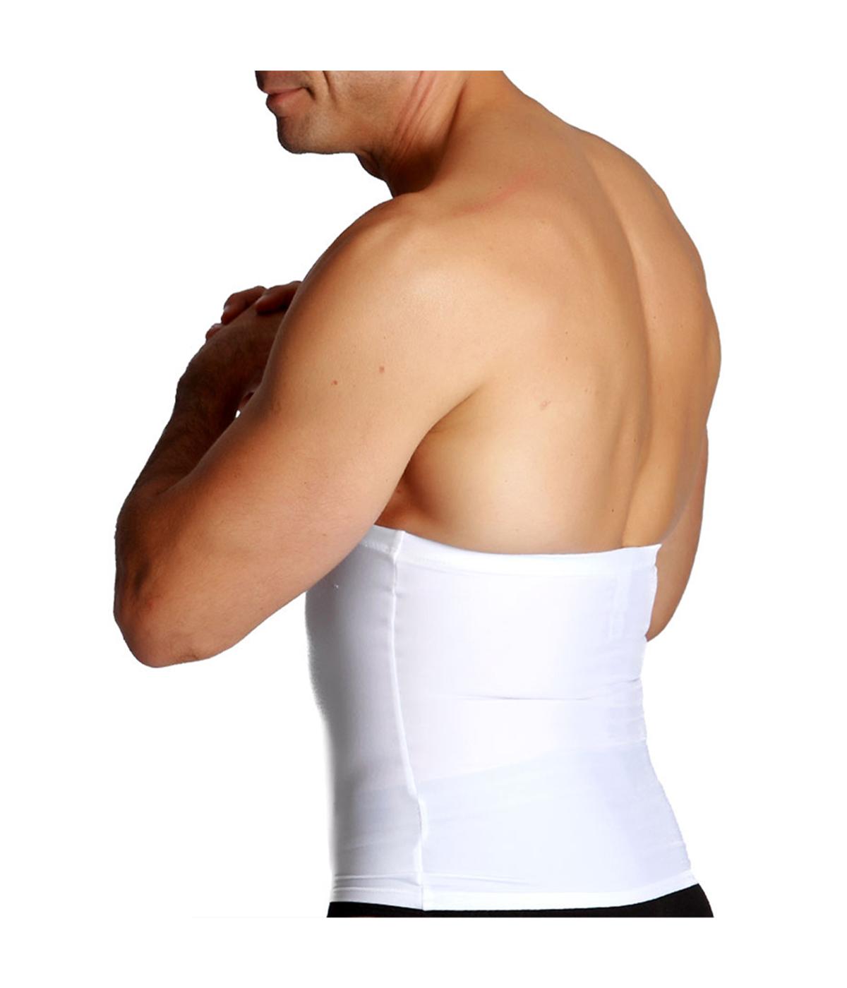  Insta Slim Men Slimming Support Belt - White - Bonton