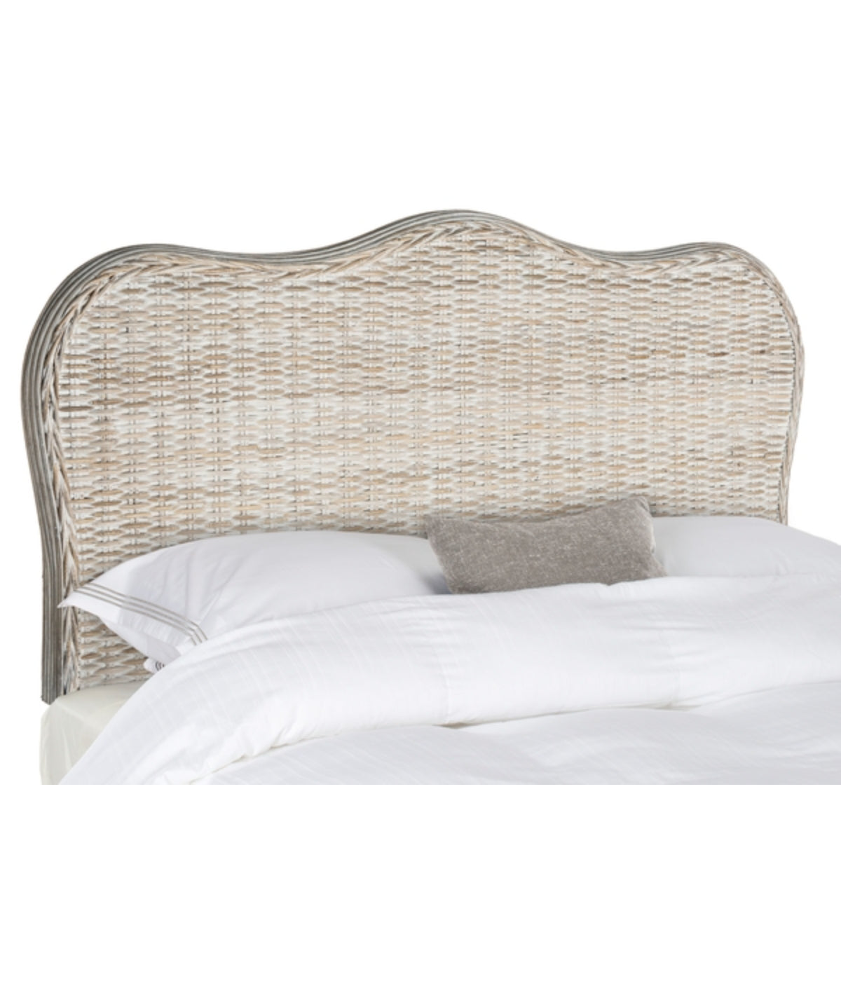  Safavieh Imelda Headboard White Washed - White Washed - Bonton