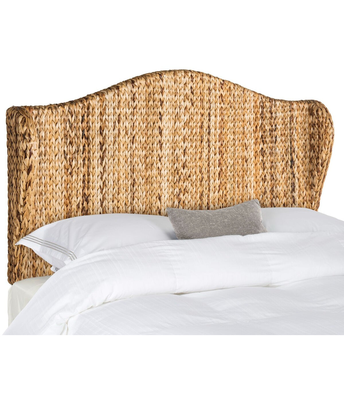  Safavieh Nadine Winged Headboard Natural - Natural - Bonton