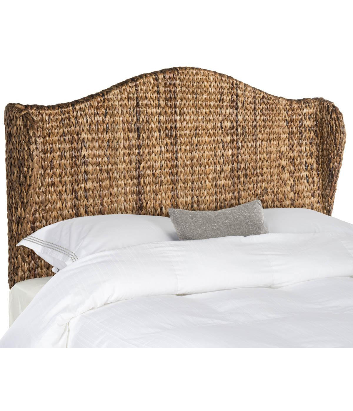  Safavieh Nadine Winged Headboard Brown - Brown - Bonton