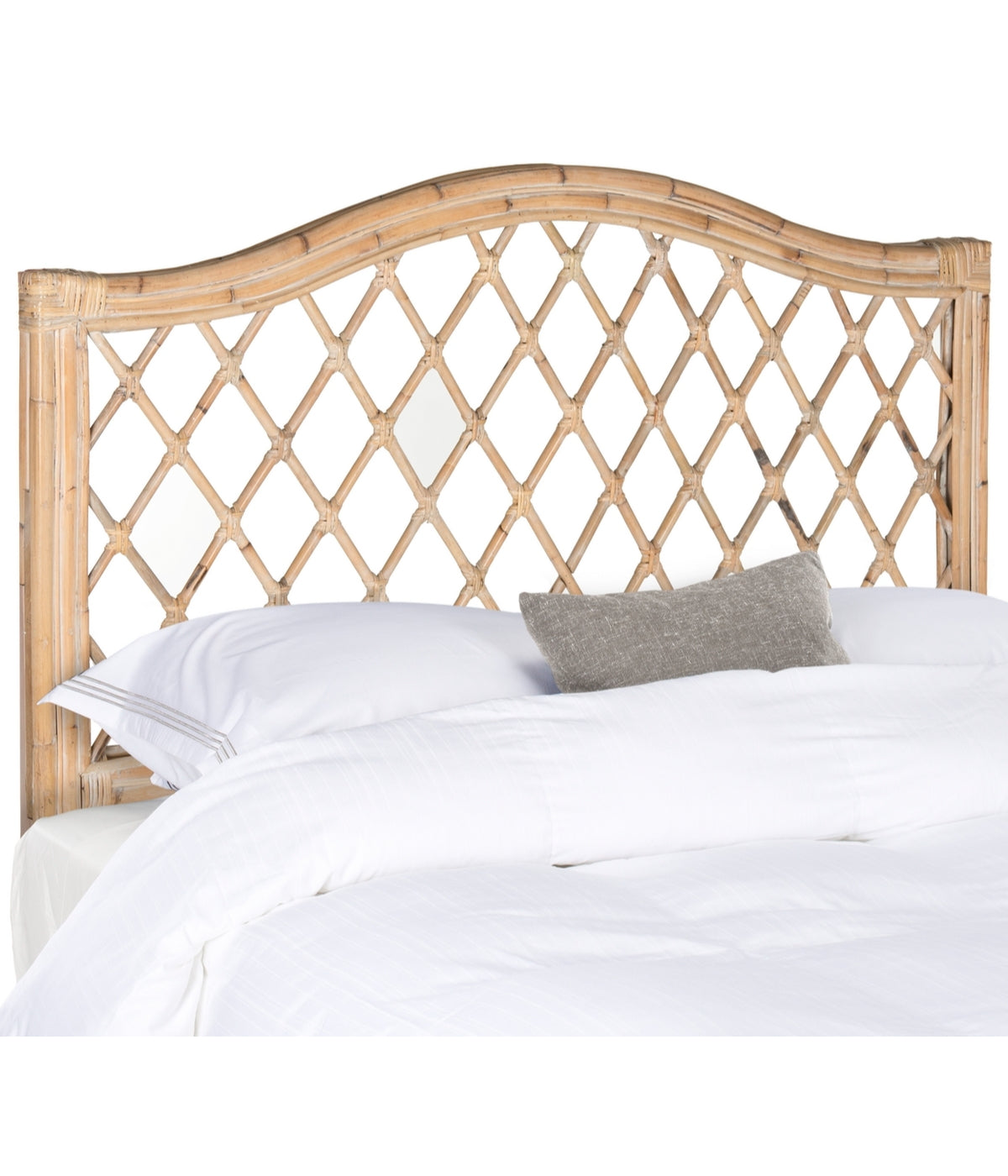  Safavieh Gabrielle Headboard White Washed - White Washed - Bonton