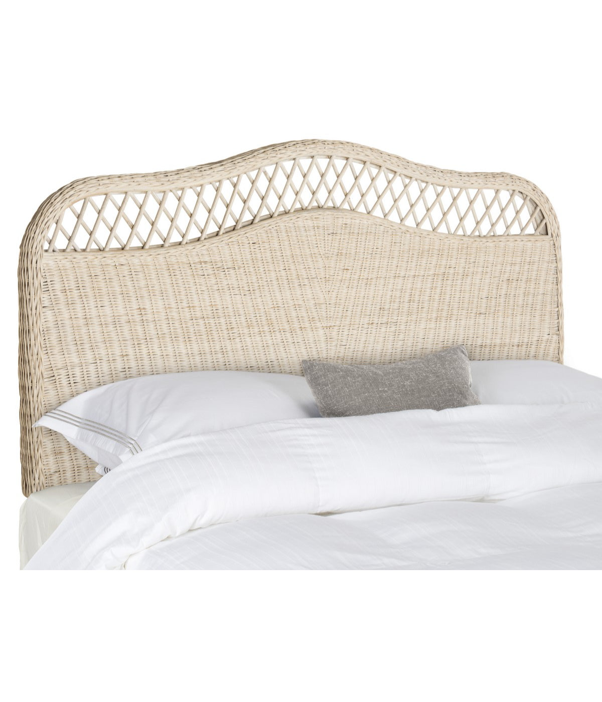  Safavieh Sephina Headboard White Washed - White Washed - Bonton