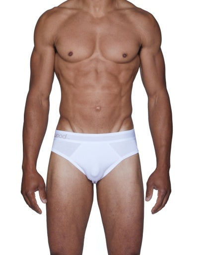  Wood Underwear Hip Brief - White - Bonton