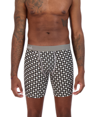 Biker Brief w/Fly Premium Fit 6" inseam-B&W Dimension