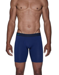 Biker Brief w/Fly Premium Fit 6" inseam-Deep Space Blue